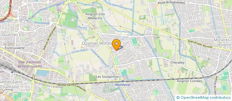 localisation de l'entreprise ENSEMBLE POUR L'EMPLOI  AVIGNON