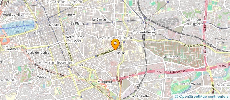 localisation de l'entreprise ENSEMBLE POUR L'ENVIRONNEMENT à MARSEILLE