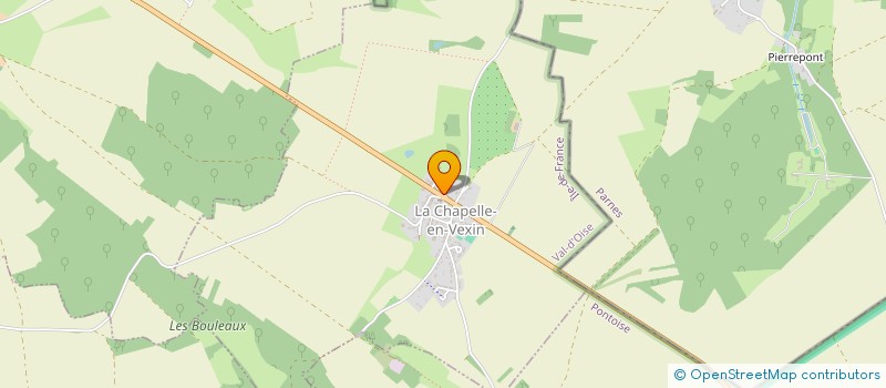 localisation de l'entreprise ENSEMBLE POUR LA DEVIATION DE LA CHAPELLE EN VEXIN  LA CHAPELLE-EN-VEXIN