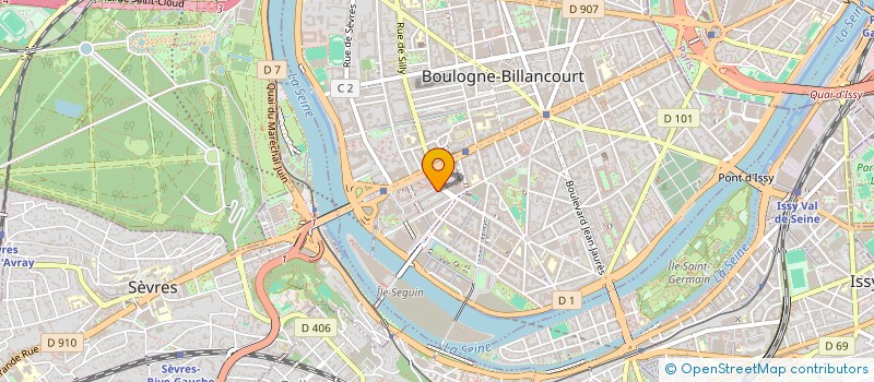 localisation de l'entreprise ENSEMBLE POUR LA FORMATION à BOULOGNE-BILLANCOURT