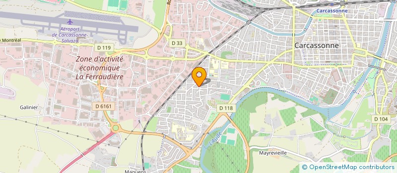 localisation de l'entreprise ENSEMBLE POUR LA JEUNESSE à CARCASSONNE