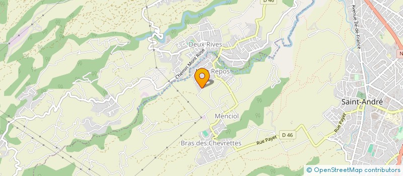 localisation de l'entreprise ENSEMBLE POUR LE DEVELOPPEMENT DE BRAS DES CHEVRETTES à SAINT-ANDRE
