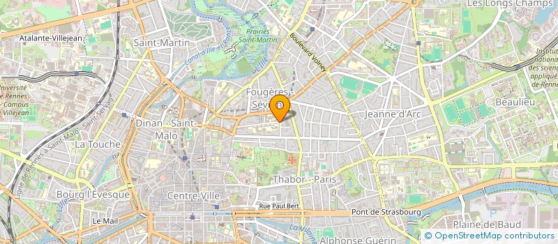 localisation de l'entreprise ENSEMBLE POUR LE MAROC  RENNES