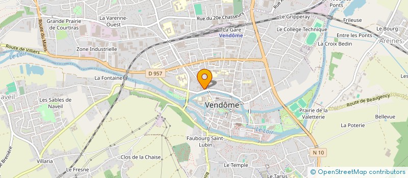 localisation de l'entreprise ENSEMBLE POUR LE VENDOMOIS à VENDOME