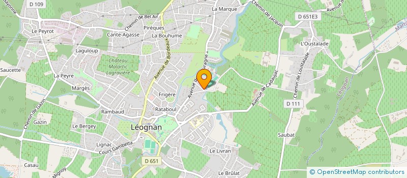 localisation de l'entreprise ENSEMBLE POUR LEOGNAN à LEOGNAN