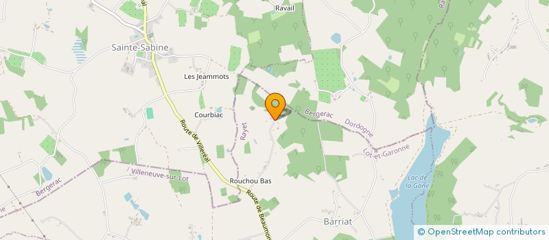 localisation de l'entreprise ENSEMBLE POUR LES ENFANTS DES ECOLES DE VILLEREAL  RAYET