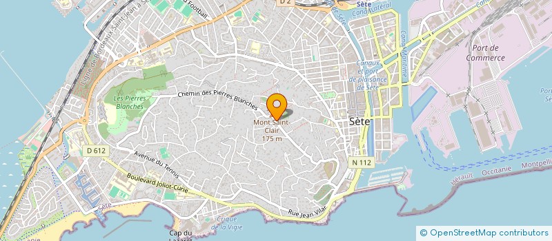 localisation de l'entreprise ENSEMBLE POUR LOUIS  SETE