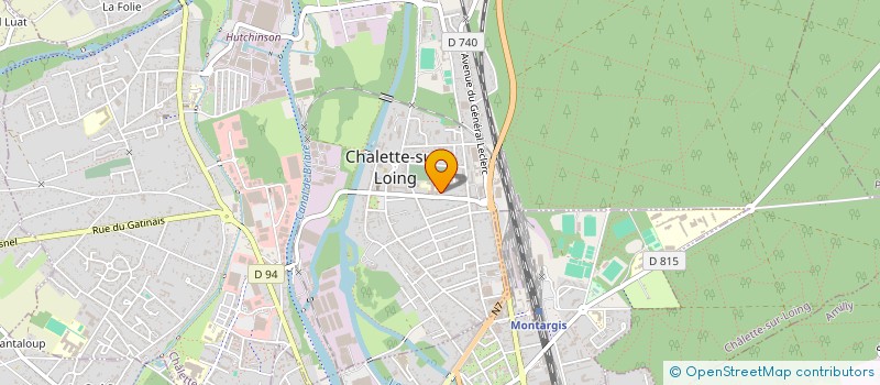 localisation de l'entreprise ENSEMBLE POUR MANON à CHALETTE-SUR-LOING