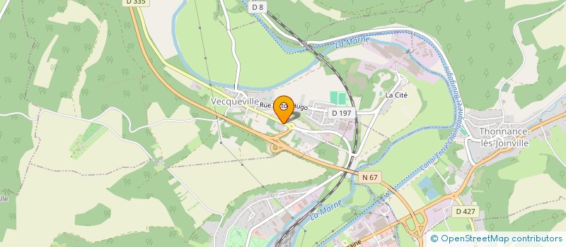 localisation de l'entreprise ENSEMBLE POUR NOTRE SANTE à VECQUEVILLE