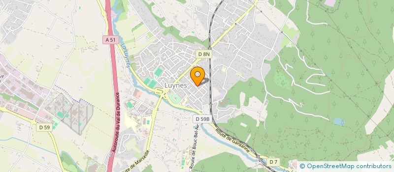 localisation de l'entreprise ENSEMBLE POUR REUSSIR INSERTION PAYS AIX  AIX EN PROVENCE