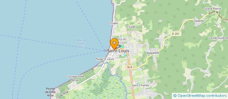localisation de l'entreprise ENSEMBLE POUR REUSSIR SAINT-LOUIS à SAINT-LOUIS