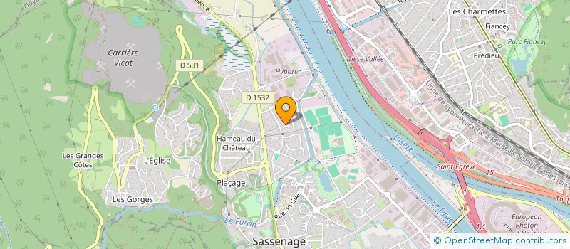 localisation de l'entreprise ENSEMBLE POUR SASSENAGE  SASSENAGE