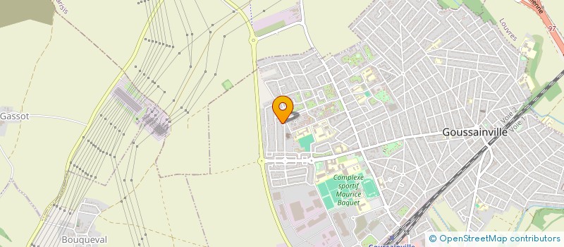 localisation de l'entreprise ENSEMBLE POUR TOUS  GOUSSAINVILLE