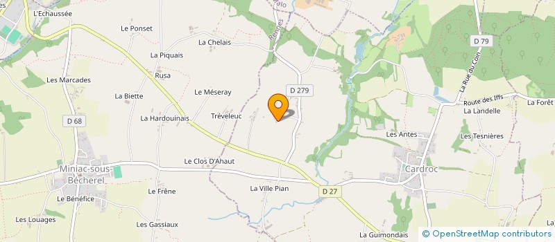 localisation de l'entreprise ENSEMBLE POUR UN SOURIRE  SAINT-PERN