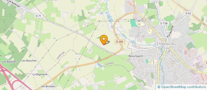 localisation de l'entreprise ENSEMBLE POURSUITE  MONTVAL-SUR-LOIR