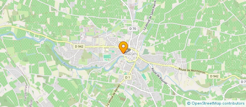 localisation de l'entreprise ENSEMBLE PROTEGEONS NOTRE SANTE à MAZAN