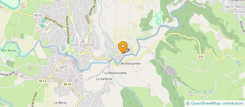 localisation de l'entreprise ENSEMBLE ROCHEBARON à SAINT-GALMIER