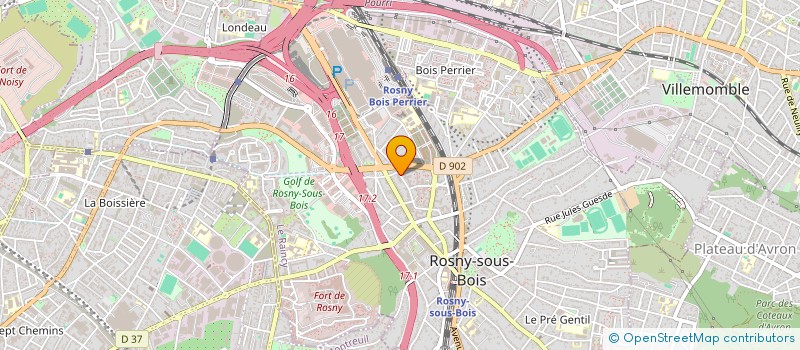 localisation de l'entreprise ENSEMBLE RODONIACUM à ROSNY-SOUS-BOIS