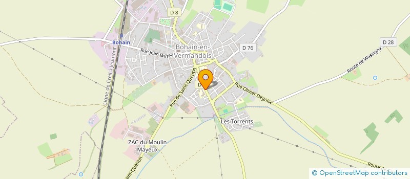 localisation de l'entreprise ENSEMBLE SAINT ANTOINE SAINTE SOPHIE  BOHAIN EN VERMANDOIS