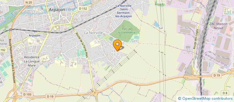 localisation de l'entreprise ENSEMBLE SAINT DENIS  LA NORVILLE