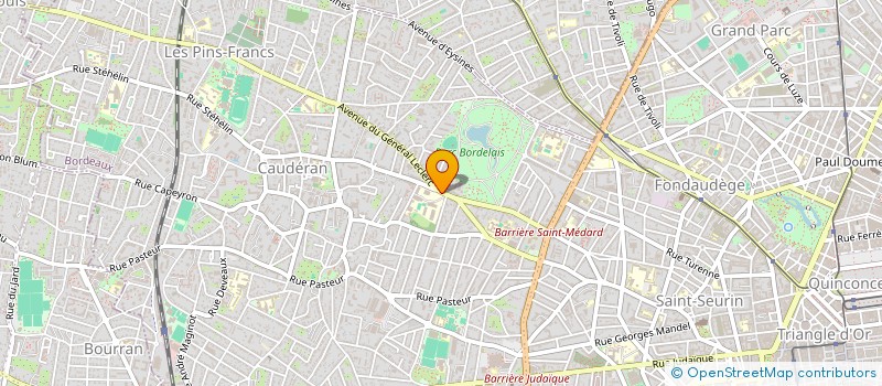 localisation de l'entreprise ENSEMBLE SCOLAIRE STE MARIE GRAND LEBRUN à BORDEAUX