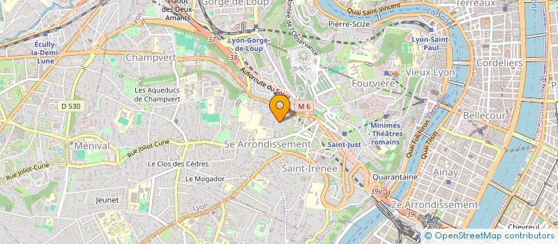 localisation de l'entreprise ENSEMBLE SEQUENZA à LYON