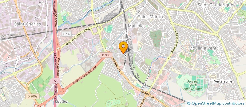 localisation de l'entreprise ENSEMBLE SOLIDAIRE  PERPIGNAN