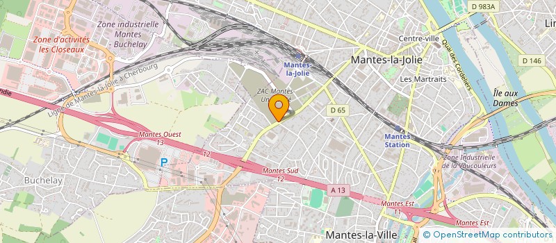 localisation de l'entreprise ENSEMBLE SOLIDAIRE ET STIMULANT DES APPRENTIS INGENIEURS DE MANTES à MANTES-LA-VILLE