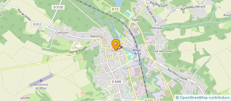 localisation de l'entreprise ENSEMBLE & SOLIDAIRES (UNRPA) SECTION DE MOUY  MOUY