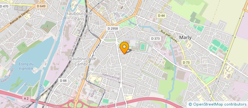 localisation de l'entreprise ENSEMBLE SORANZA  VALENCIENNES