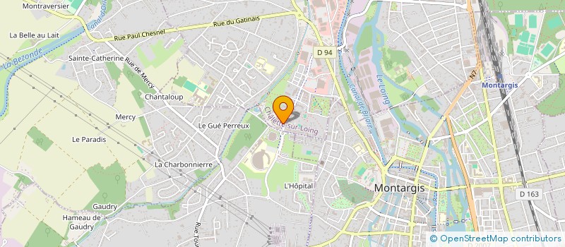 localisation de l'entreprise ENSEMBLE SOYONS FORTS à CHALETTE-SUR-LOING
