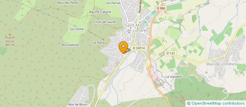 localisation de l'entreprise ENSEMBLE SPORT CULTURE ADAPTE PARTAGE DECOUVERTE ET EPANOUISSEMENT  SAINT-MARTIN-DE-LONDRES