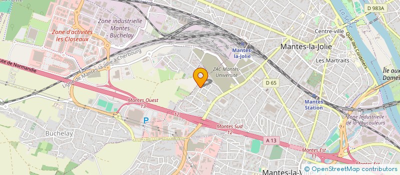 localisation de l'entreprise ENSEMBLE SUR LE CHEMIN DU SAVOIR à MANTES-LA-VILLE