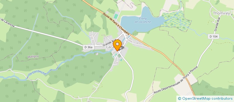 localisation de l'entreprise ENSEMBLE TAMARIS 21  LACANCHE