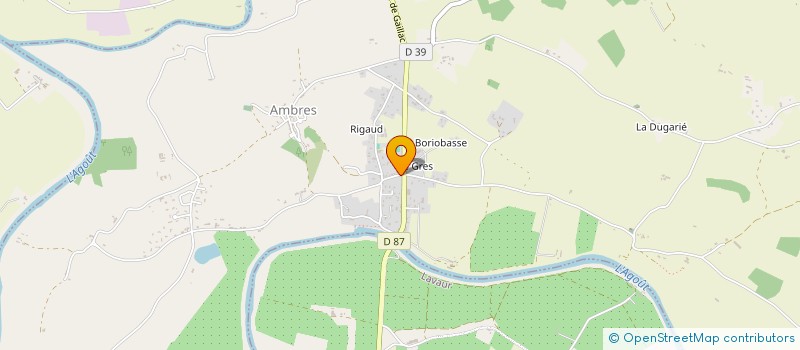 localisation de l'entreprise ENSEMBLE THALIA  AMBRES