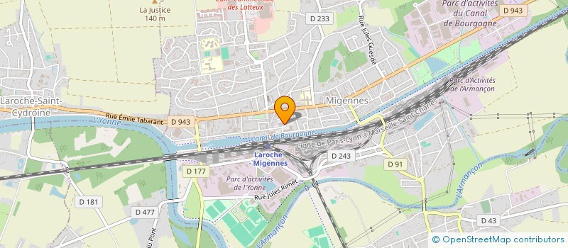 localisation de l'entreprise ENSEMBLE TRAVAILLONS A L'INSERTION  MIGENNES