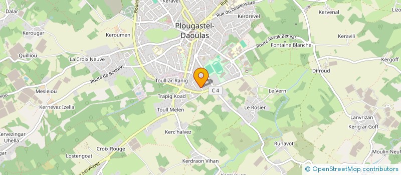 localisation de l'entreprise ENSEMBLE TRIELEN  PLOUGASTEL-DAOULAS