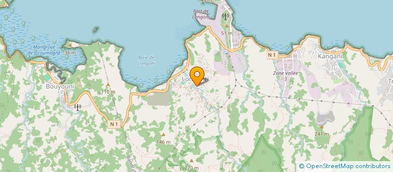 localisation de l'entreprise ENSEMBLE UNIS ET MAYOTTE AVANCERA à KOUNGOU