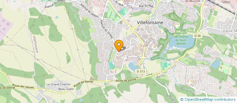 localisation de l'entreprise ENSEMBLE VERS L ALPHA (EVA)  VILLEFONTAINE