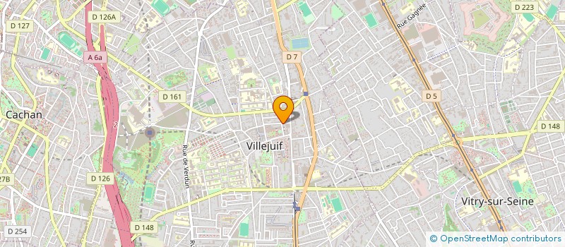 localisation de l'entreprise ENSEMBLE VERS L'AVENIR à VILLEJUIF