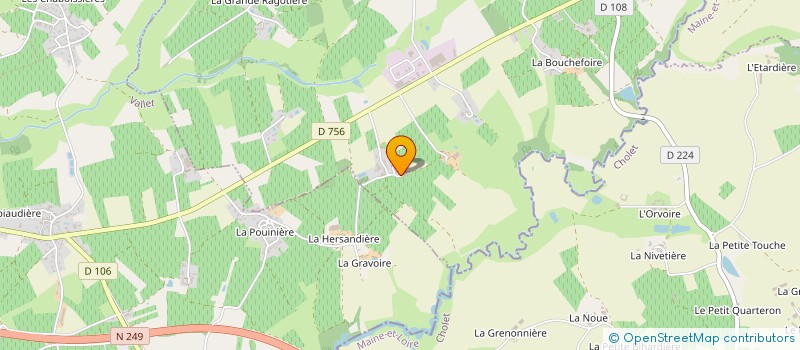 localisation de l'entreprise ENSEMBLE VERS UN MONDE MEILLEUR  LA REGRIPPIERE