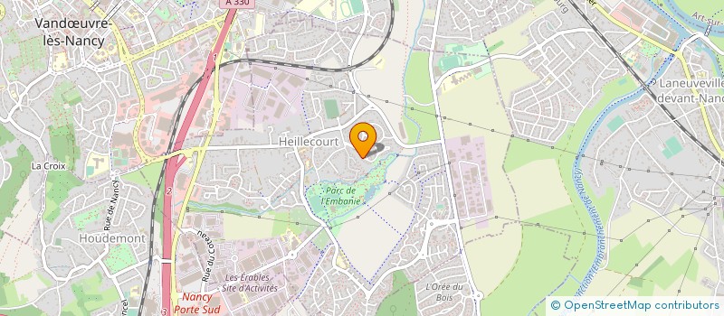 localisation de l'entreprise ENSEMBLE VIBRATION  HEILLECOURT