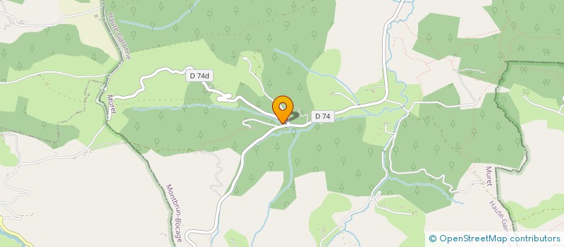 localisation de l'entreprise ENSEMBLE VIVANT  MONTBRUN-BOCAGE