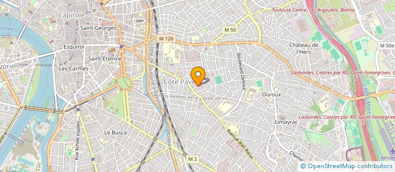 localisation de l'entreprise ENSEMBLE VOCAL 2T3M à TOULOUSE