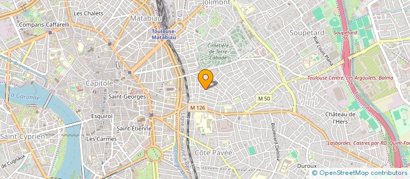 localisation de l'entreprise ENSEMBLE VOCAL A CONTRETEMPS à TOULOUSE