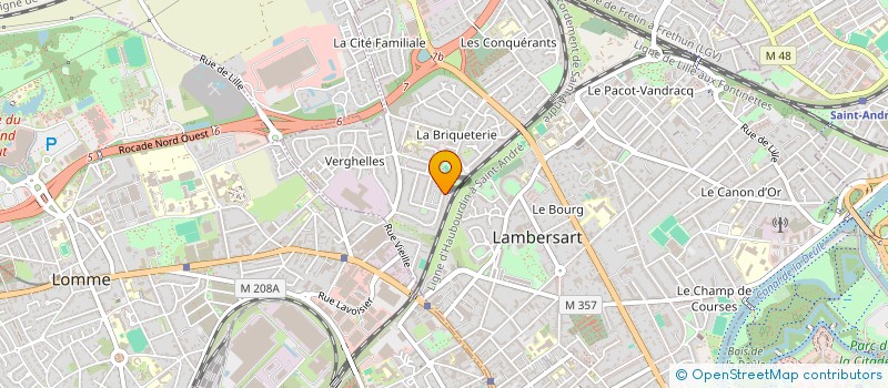 localisation de l'entreprise ENSEMBLE VOCAL A TOUT COEUR DE LAMBERSART à LAMBERSART