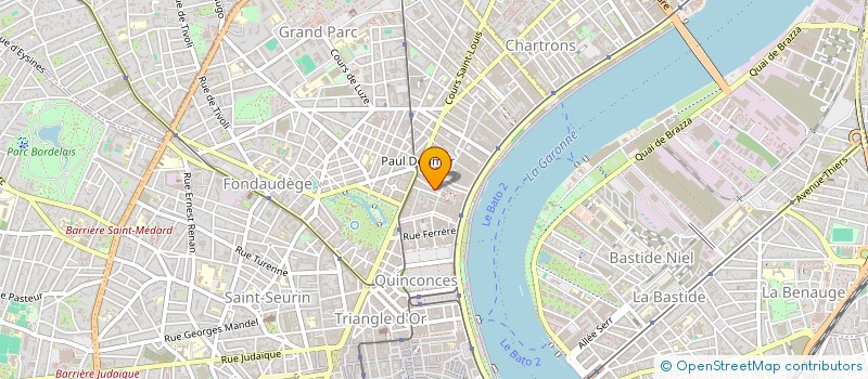 localisation de l'entreprise ENSEMBLE VOCAL AIGAL  BORDEAUX