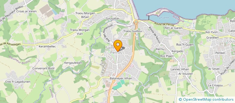 localisation de l'entreprise ENSEMBLE VOCAL ANOUNA  SAINT-QUAY-PERROS