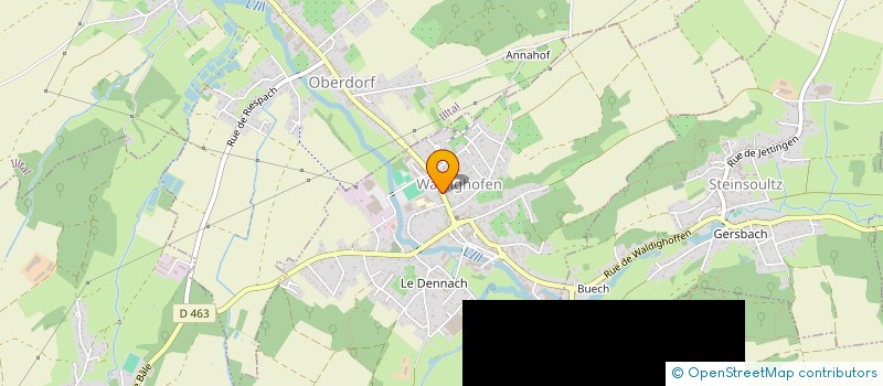 localisation de l'entreprise ENSEMBLE VOCAL ARPEGE  WALDIGHOFEN