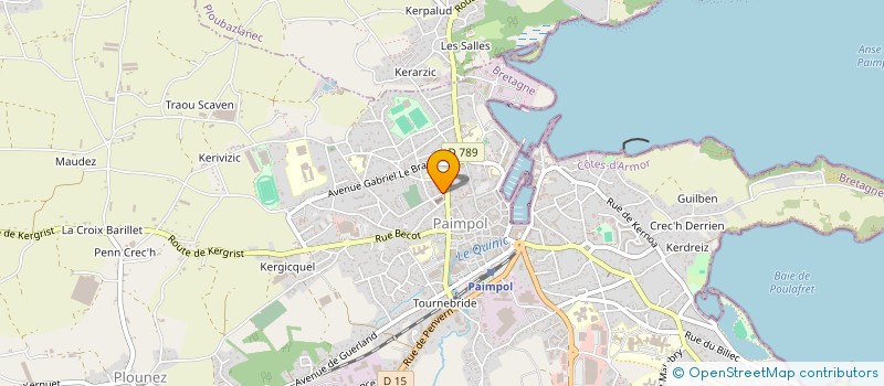 localisation de l'entreprise ENSEMBLE VOCAL AVEL MOR  PAIMPOL